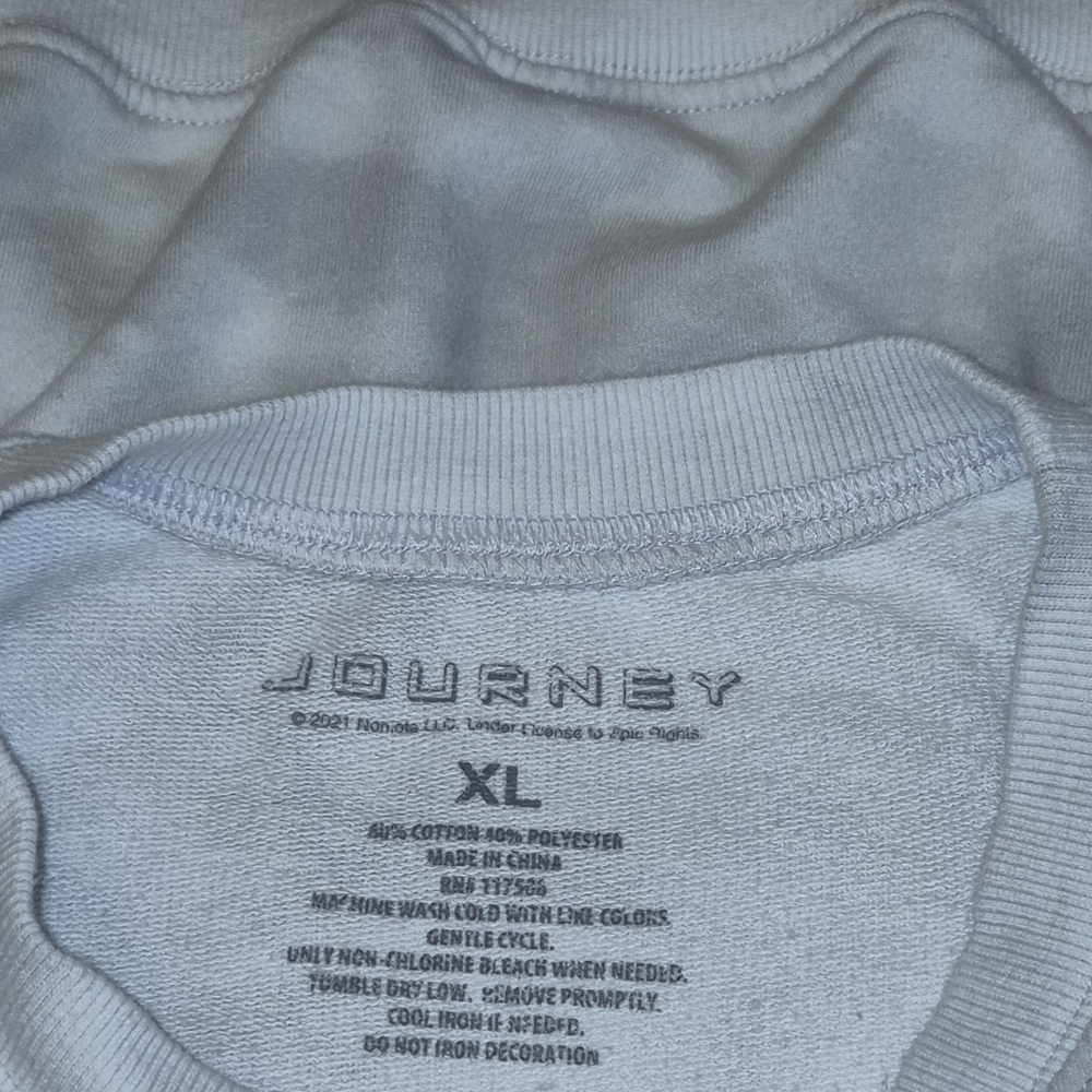 Journey World Tour Graphic Women's Sweatshirt XL - Gray Classic Rock - Picture 4 of 4